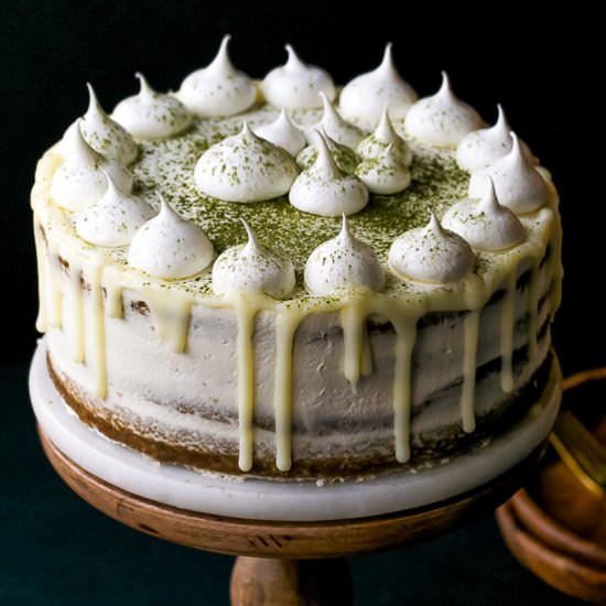 Matcha Layer Cake - Recipe photo by lslfunblog