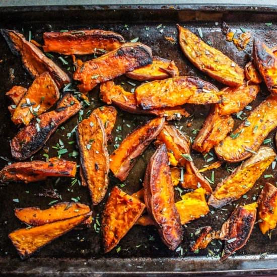 Sweet Potato Wedges - Recipe photo by Lisa G Cooks