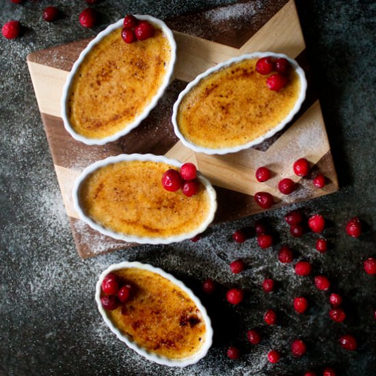 Eggnog Creme Brulee - Recipe photo by Unusuallylovely