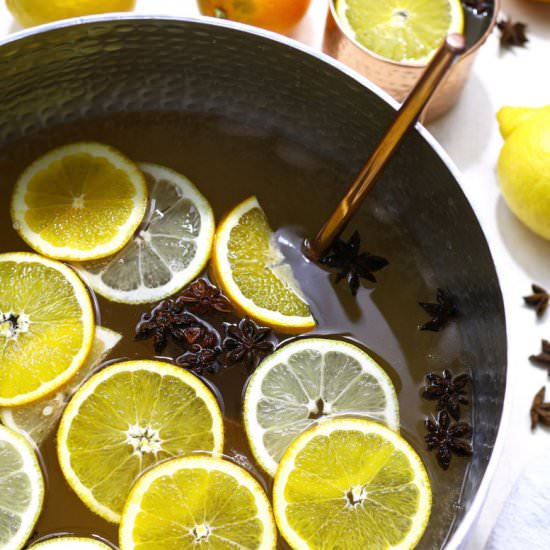 Ginger Citrus Punch - Recipe photo by honeyandbirch
