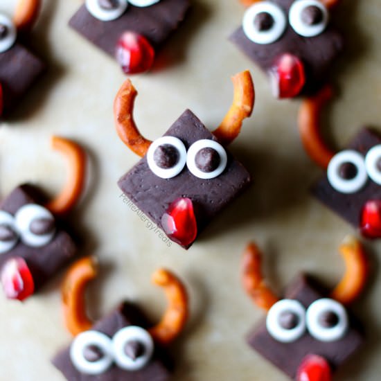 Healthy Dairy Free Fudge Reindeer - Recipe photo by petiteallergytreats