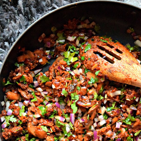 Mushroom Stir Fry/Kalan - Recipe photo by Cookilicious