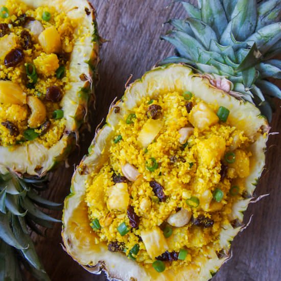 Pineapple Fried Cauliflower Rice - Recipe photo by vermilionroots