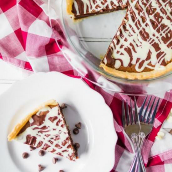 Fudge Brownie Pie - Recipe photo by lollyjane