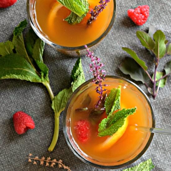 Raspberry Shikanji - Recipe photo by Cookilicious