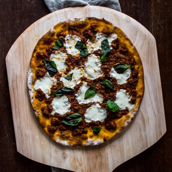 Bolognese Pizza - Recipe photo by apleasantlittlekitchen
