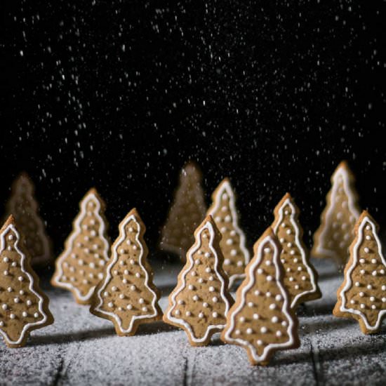 Decorated Honey Gingerbread Cookies - Recipe photo by Use Your Noodles