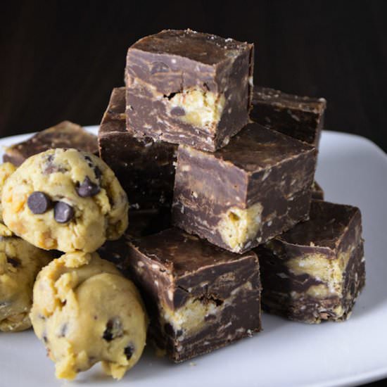 Toasted Coconut Cookie Dough Fudge - Recipe photo by shebakeshere