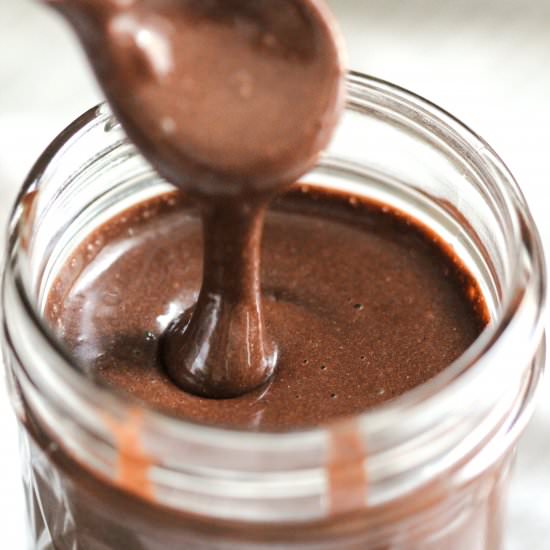Healthy Sugar Free Chocolate Syrup - Recipe photo by dessertswithbenefits