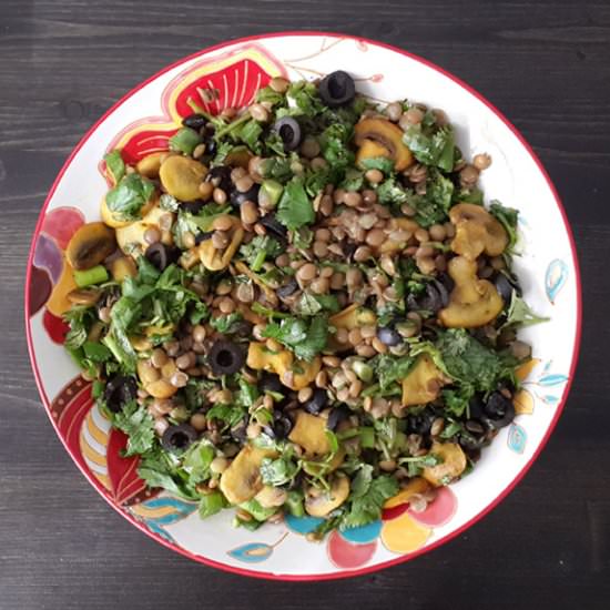 Simple Lentil Salad - Recipe photo by Cooking and Cooking