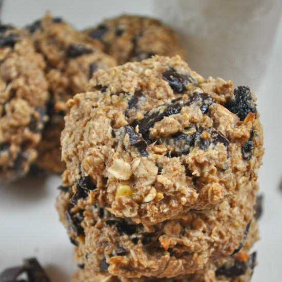 Chocolate Cherry Breakfast Cookies - Recipe photo by rabbitandwolves