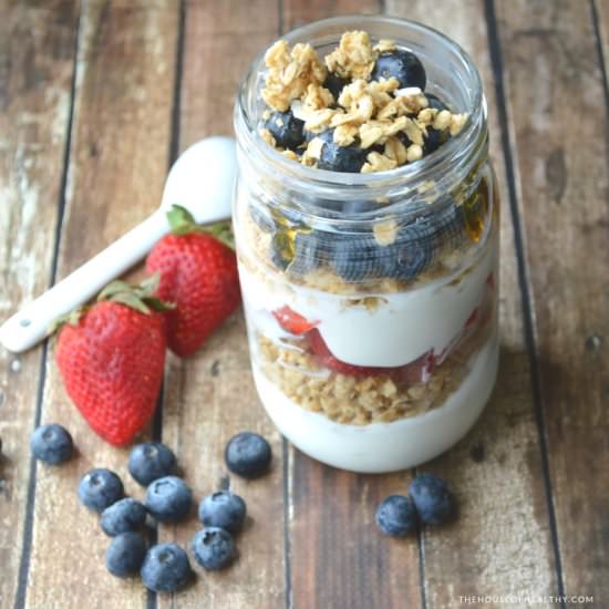 4 Ingredient Breakfast Parfait - Recipe photo by houseofhealthy