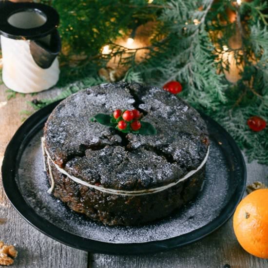 Christmas Pudding and Caramel Sauce - Recipe photo by Pale0-ish