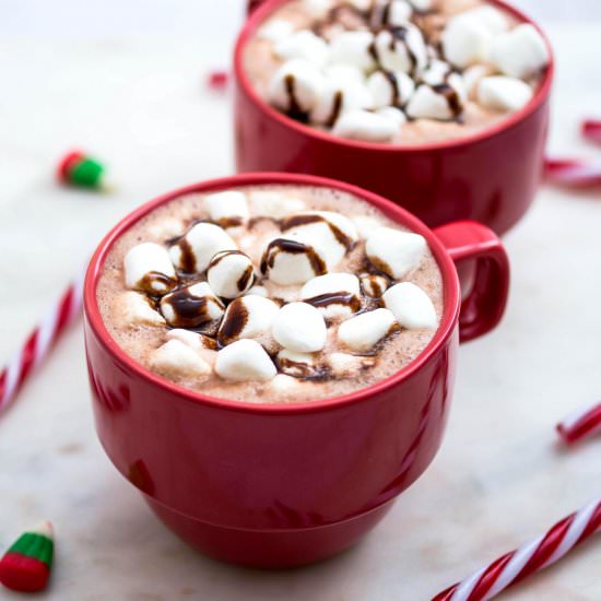 Cinnamon Hot Chocolate - Recipe photo by easybabymeals