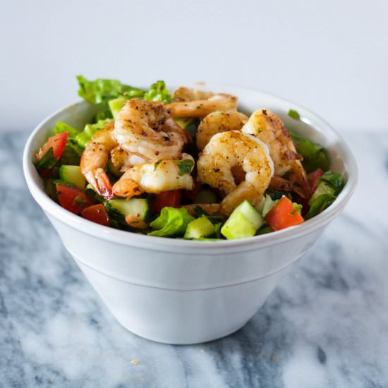 Super Simple Skillet Shrimp - Recipe photo by Wineandawoodenspoon