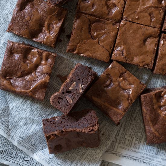 One-Bowl Brownies - Recipe photo by realfoodbydad
