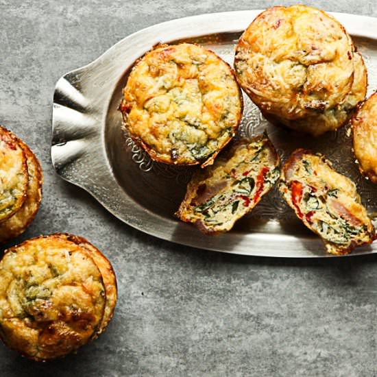 Baked Breakfast Egg Cups - Recipe photo by the food blog