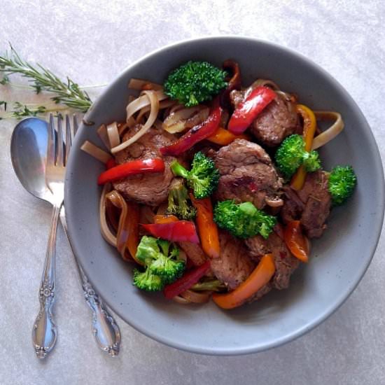 30 Minute Pork Stir Fry - Recipe photo by thegardeningcook