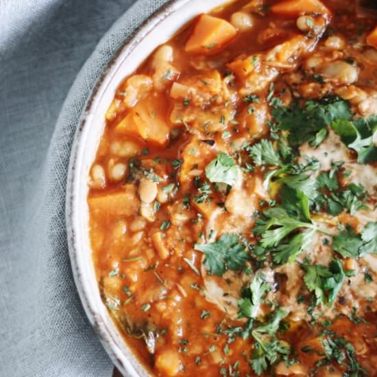 Spicy Sweet Potatoes Stew - Recipe photo by thewhitechestnut