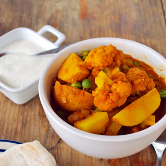Vegetarian Curry - Recipe photo by saboresdemihuerto