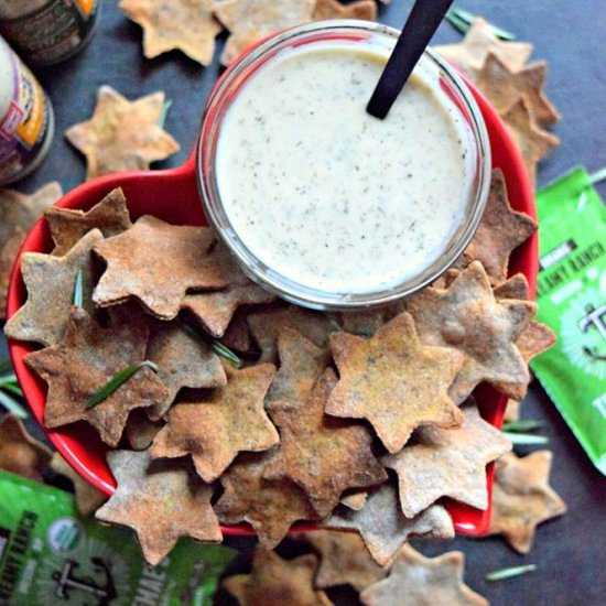 Baked Chana & Rosemary Crackers - Recipe photo by Cookilicious