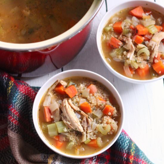 Turkey and Quinoa Soup - Recipe photo by livingwellkitchen