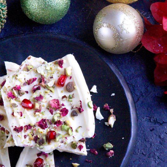 Rose & White Chocolate Bark - Recipe photo by Tashasartisanfoods