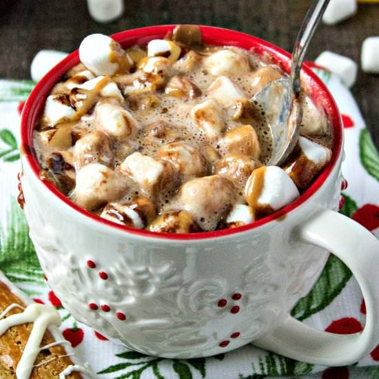 peanut butter hot chocolate - Recipe photo by certifiedpastryaficionado