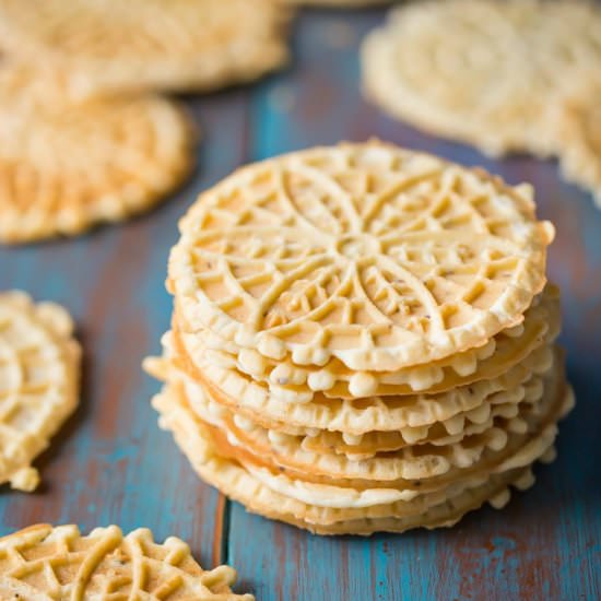 Thin & Crisp Pizzelles - Recipe photo by Baking a Moment