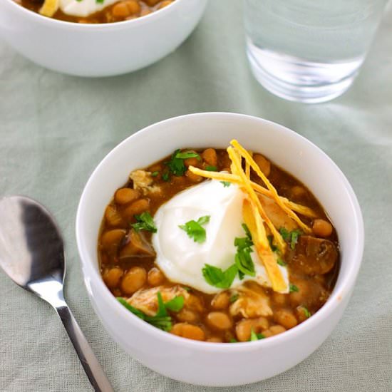White Chili with Chicken - Recipe photo by Chef in the Burbs