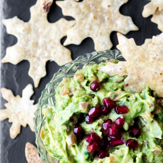 Snowflake Pita Chips - Recipe photo by theviewfromgreatisland