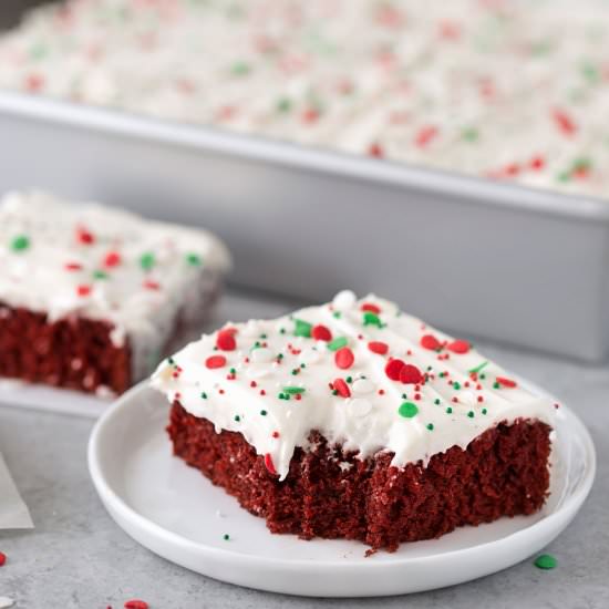 Red Velvet Brownies - Recipe photo by The Chunky Chef