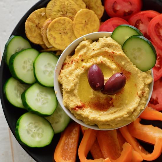 Creamy Cauliflower Hummus - Recipe photo by realfoodwithdana