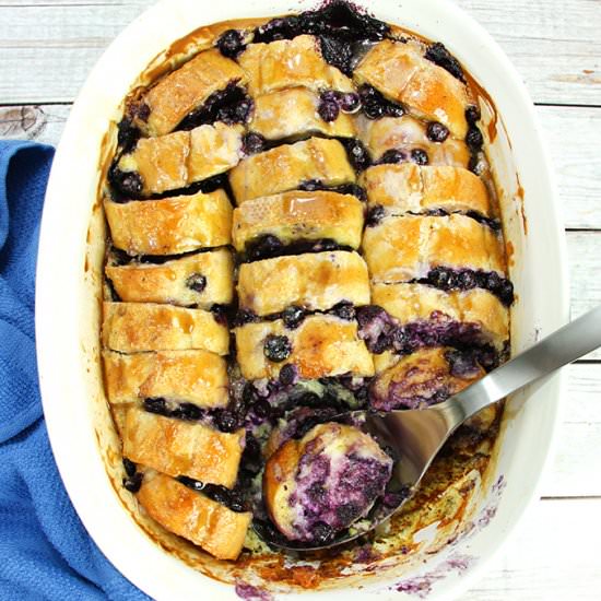 Overnight Blueberry French Toast - Recipe photo by TheSaltyMarshmallow