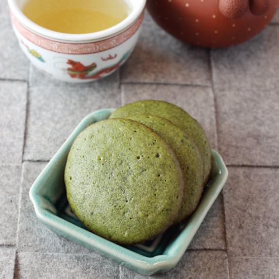 Green tea cookies - Recipe photo by Food Gal