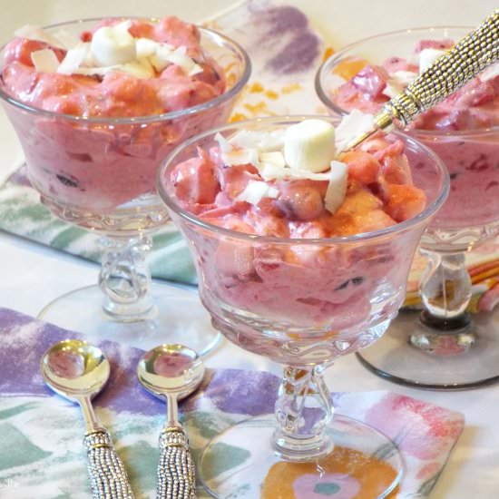 Cranberry Ambrosia - Recipe photo by KrazyKitchenMom