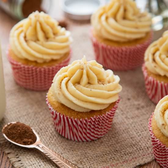 Eggnog Cupcakes - Recipe photo by anniesnomsblog