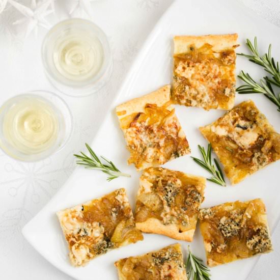 Caramelized Onion Blue Cheese Tart - Recipe photo by Valeries Keepers