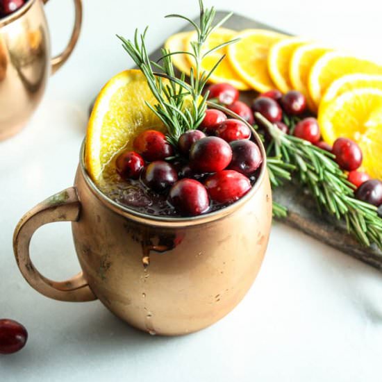 Cranberry Orange Yule Mule - Recipe photo by MissAlliesKitchen