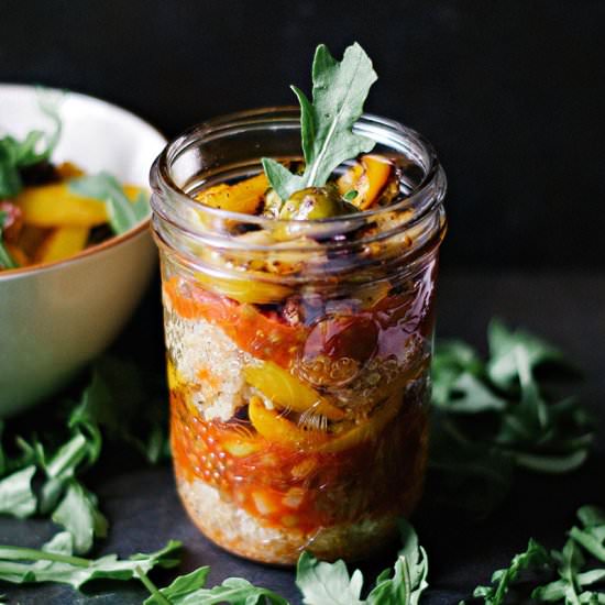 Easy Jar Lunch - Recipe photo by spice and sprout
