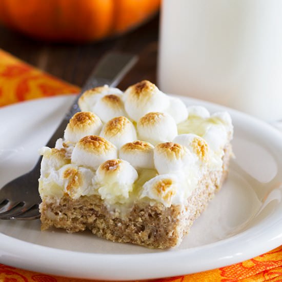 Pumpkin Spice S'mores Treats - Recipe photo by taste and tell