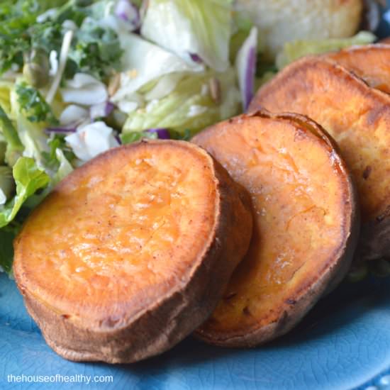 Cinnamon+Sugar Sweet Potatoes - Recipe photo by houseofhealthy