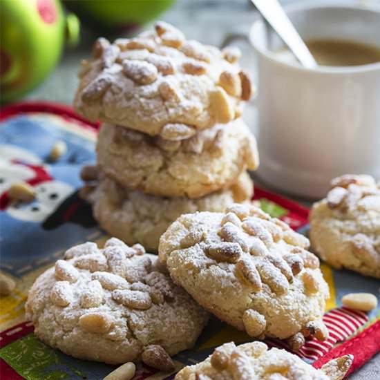 Italian Pignoli Cookies - Recipe photo by justalittlebitofbacon