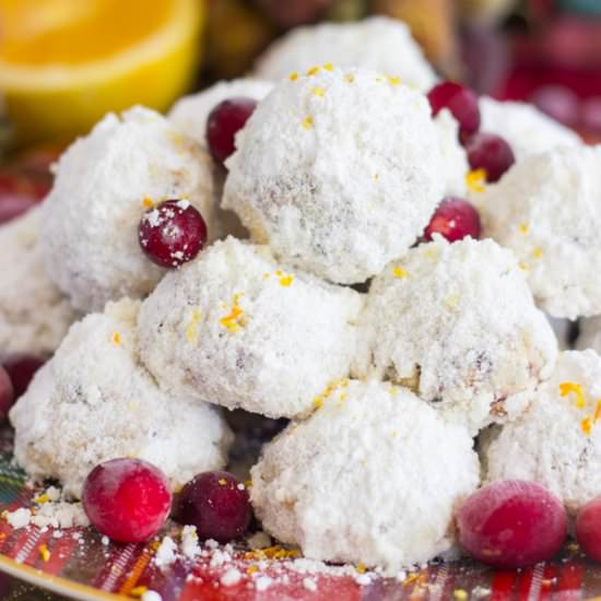 Cranberry Orange Snowballs - Recipe photo by thegoldlininggirl