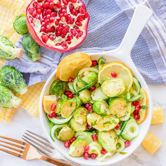 Lemon Garlic Roasted Winter Veggies - Recipe photo by BlessHerHeartYall