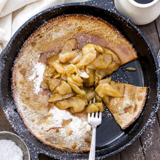 Gingerbread Dutch Baby with Apples - Recipe photo by Recipe Runner
