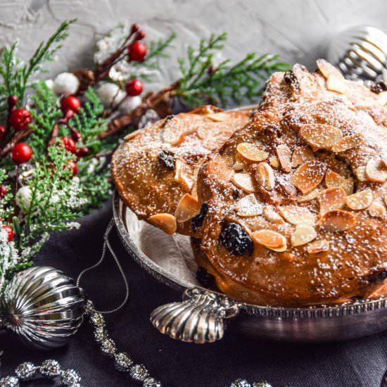 Stollen Buns - Recipe photo by PoLaBaker
