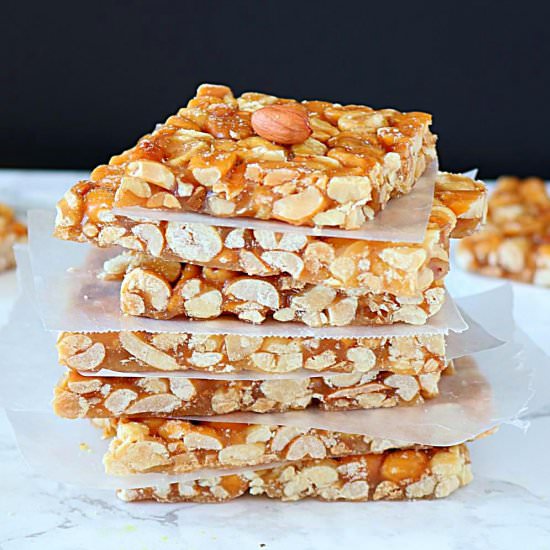 Peanut Chikki or gajak - Recipe photo by ruchiskitchen