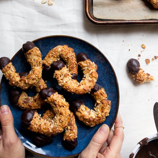 Almond Horns Cookies - Recipe photo by DessertForTwo