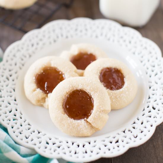 Strawberry Thumbprint Cookies - Recipe photo by Kristine Underwood